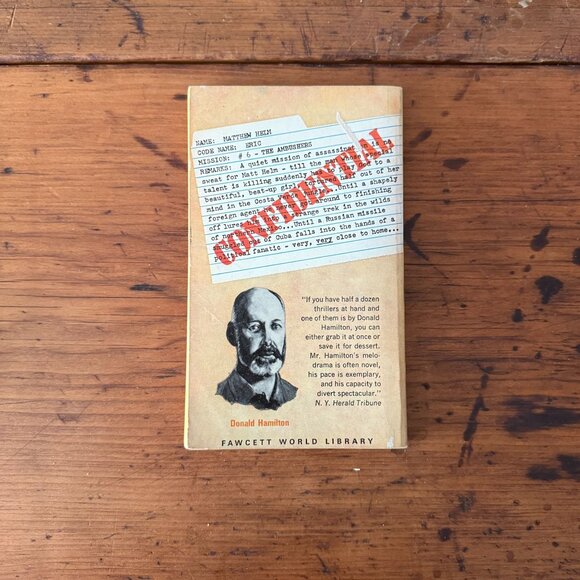 Vintage Matt Helm Authored Paperback Set By Donald Hamilton - Picture 4 of 6